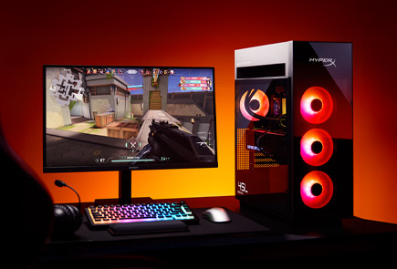 image of a gaming setup