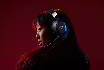 image of a girl with headset