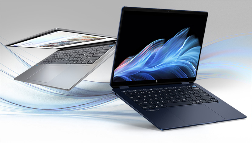 image of premium laptops floating