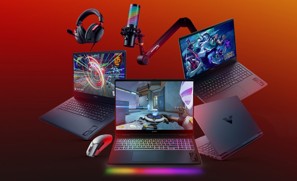 image of gaming laptops