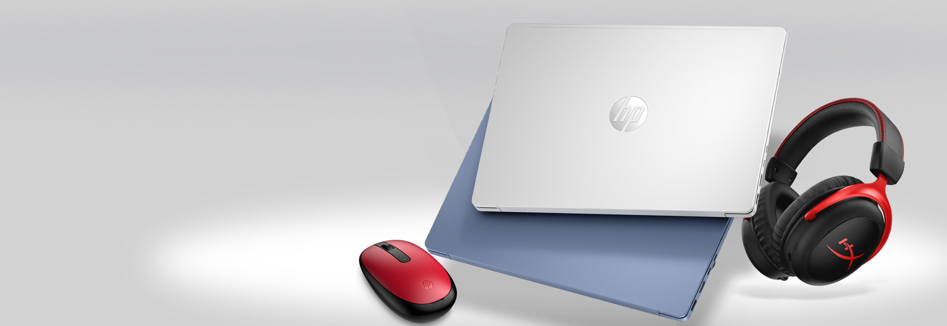 image of OmniBook, mouse and headset