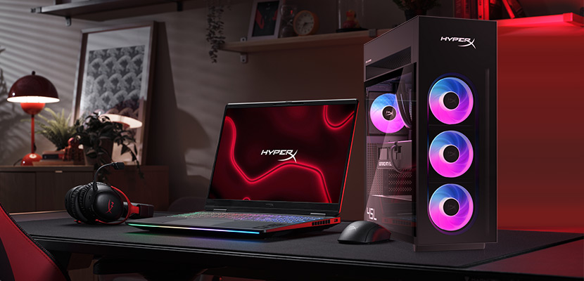 Omen Max PCs on a gaming desk