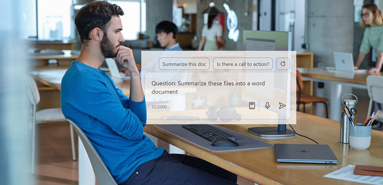 men using ai for work