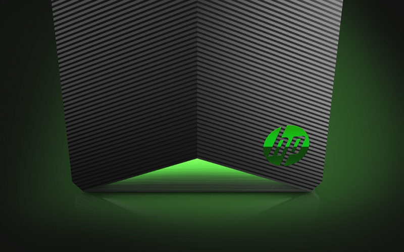 green hp gaming pc