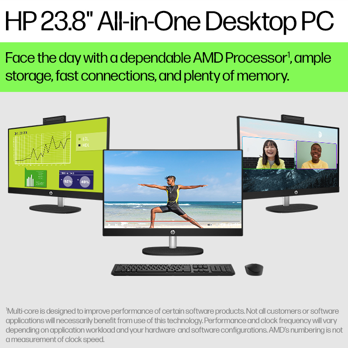 HP 23.8-inch All-in-One Desktop PC