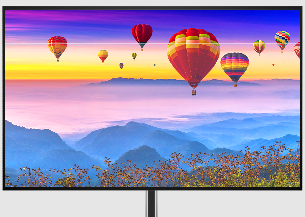 Monitor front view