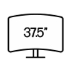 HP Series 7 Pro 37.5 inch WQHD+ Thunderbolt 4 Curved Monitor 738pu