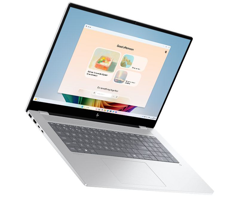 HP OmniBook 7 17.3-inch Next Gen AI PC angled view