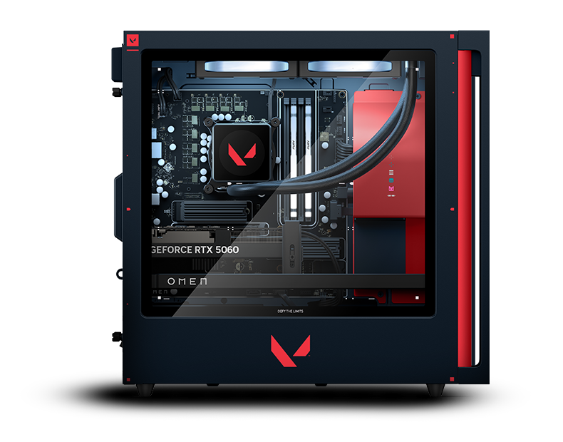 OMEN 35L Valorant Gaming Desktop PC profile view