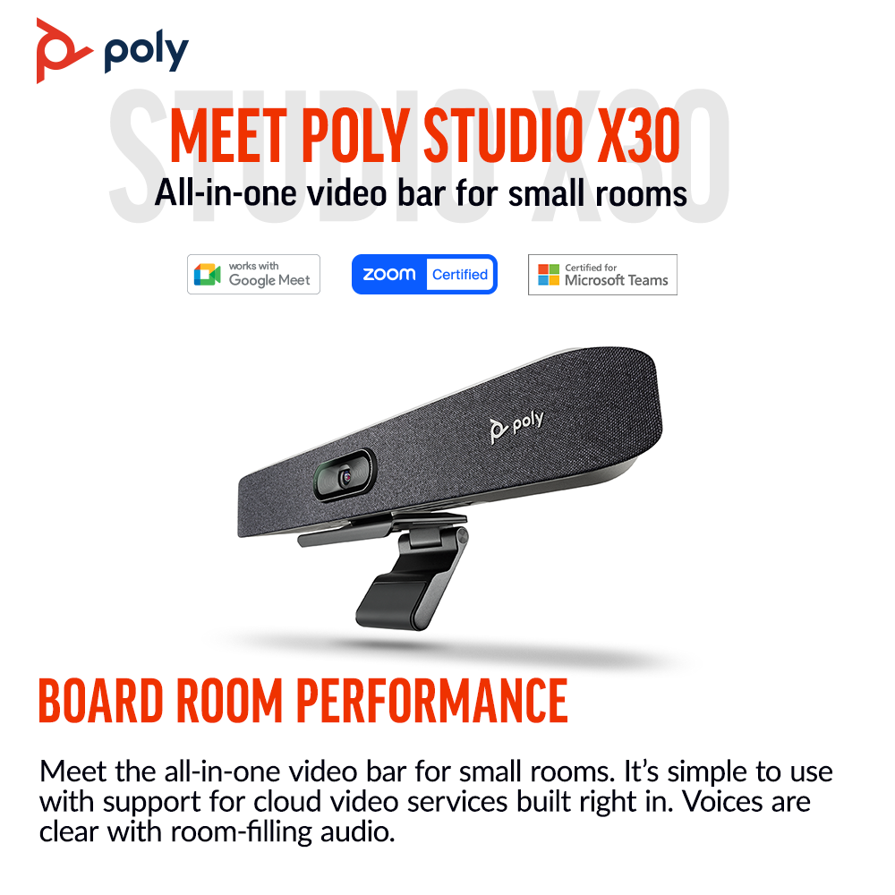 Meet Poly Studio X30