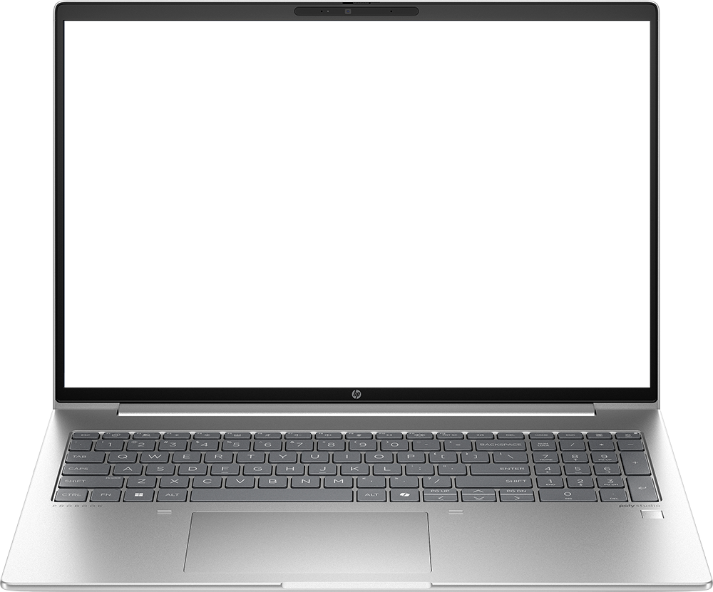 An HP laptop