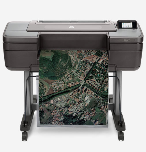 Printer top view
