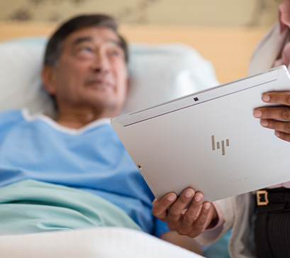 doctor treating patient